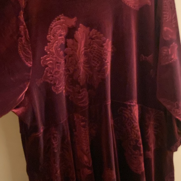 Torrid Deep Red Velvet Dress - Picture 4 of 4